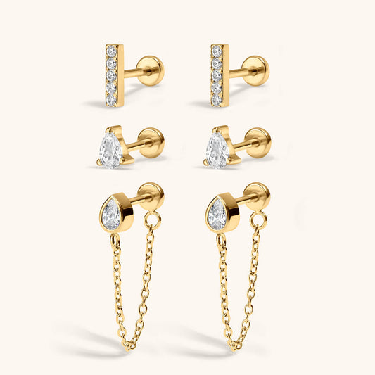 Iconic Nap Earrings Trio