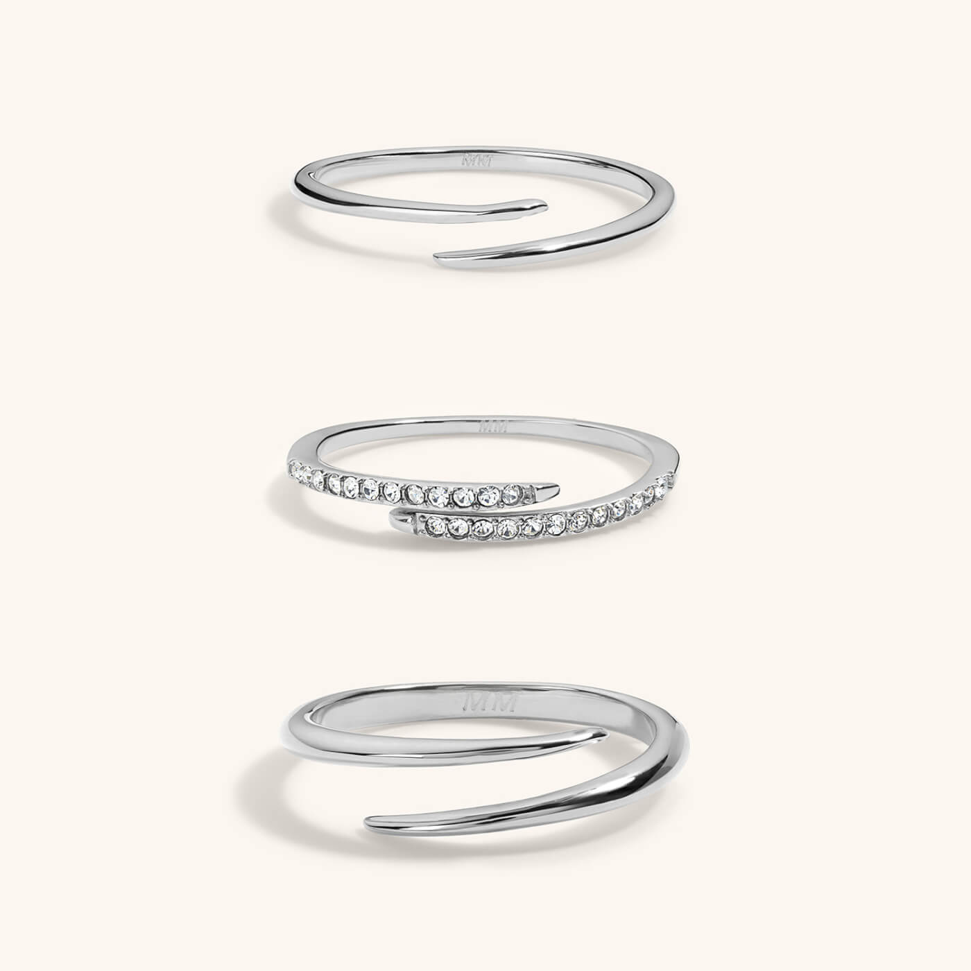 Infinite Stacking Ring Trio