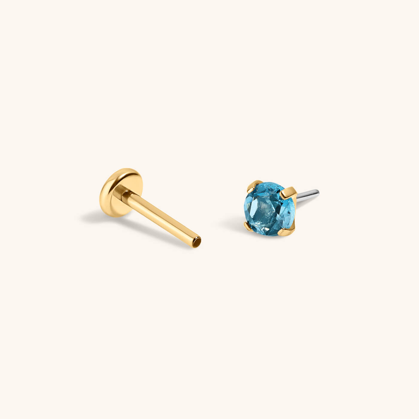 Blue Topaz Nap Earrings