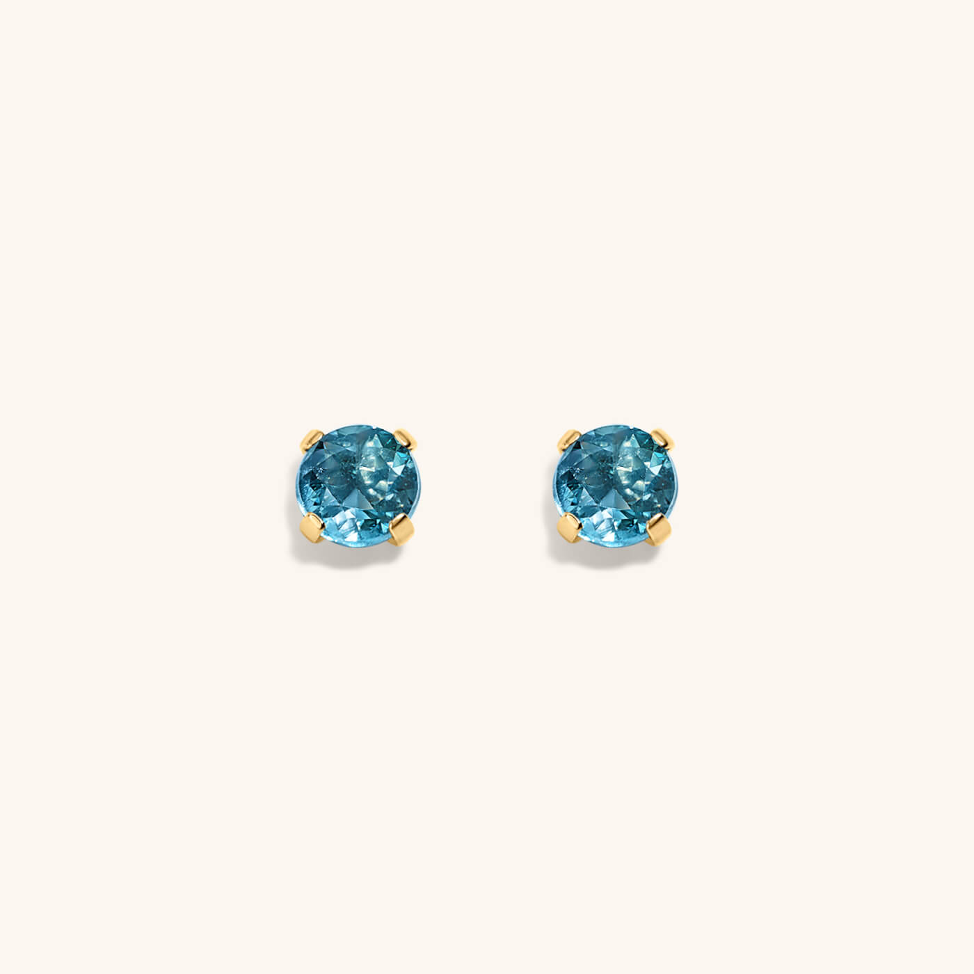 Blue Topaz Nap Earrings