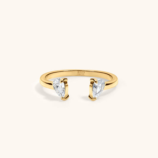 Floating Dewdrop Stacking Ring II