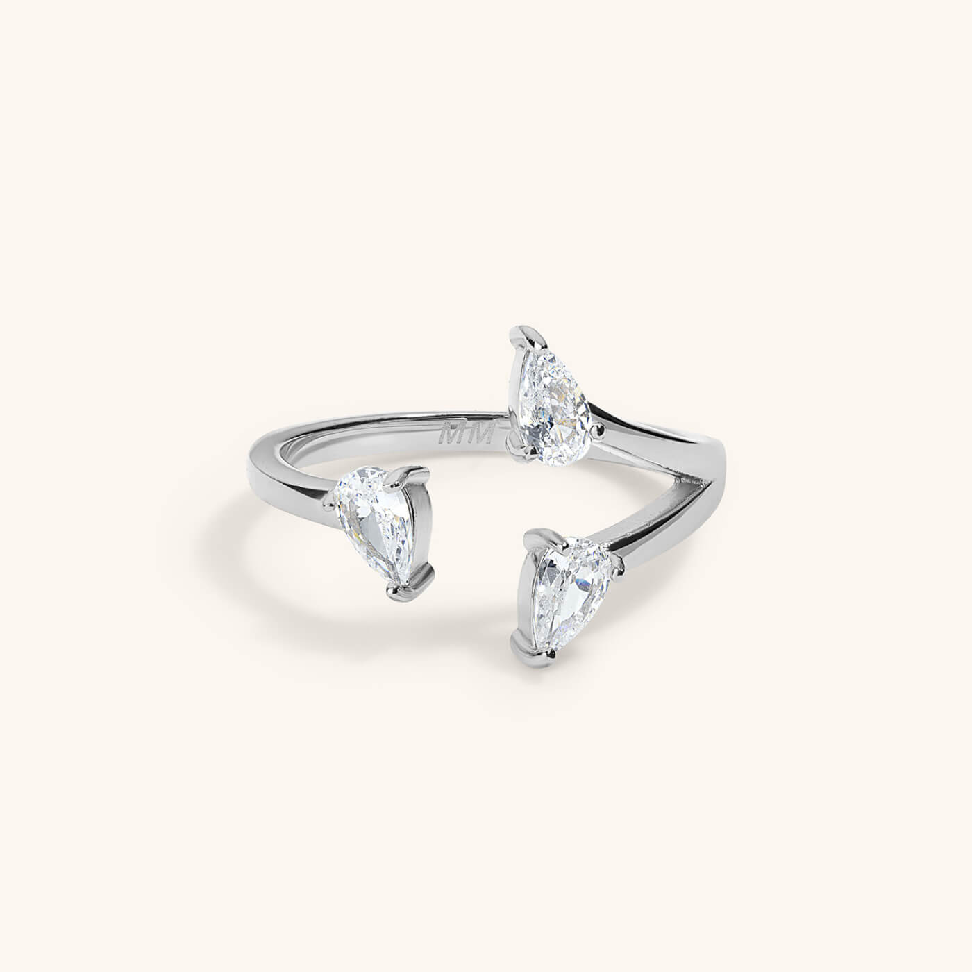 Floating Dewdrop Stacking Ring III